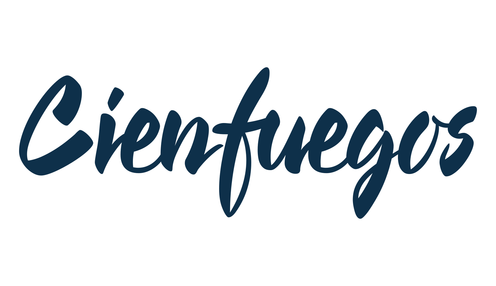 Cienfuegos, script brush fancy decorative calligraphy font preview