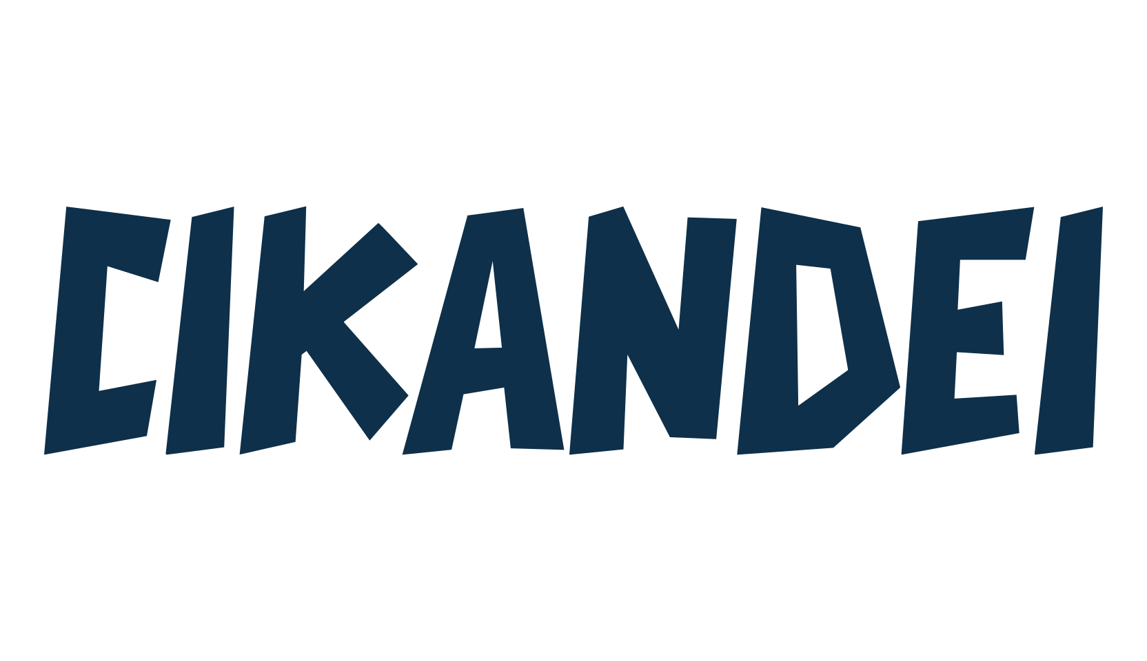 Cikandei, cartoon font preview
