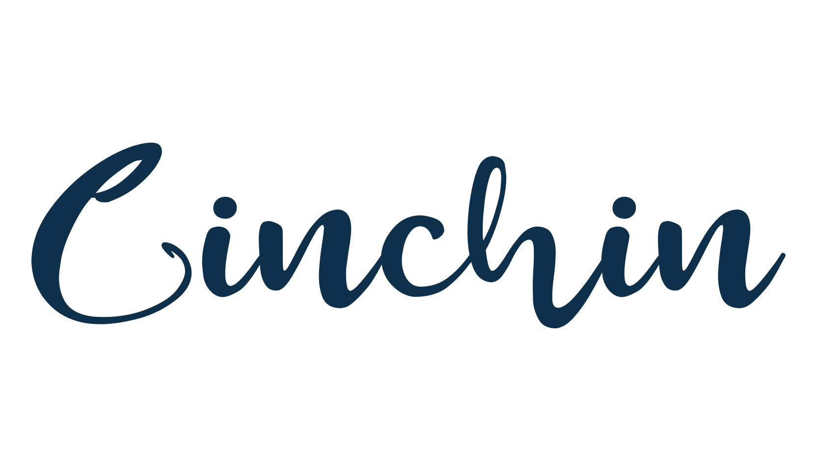 Cinchin, fancy decorative font preview
