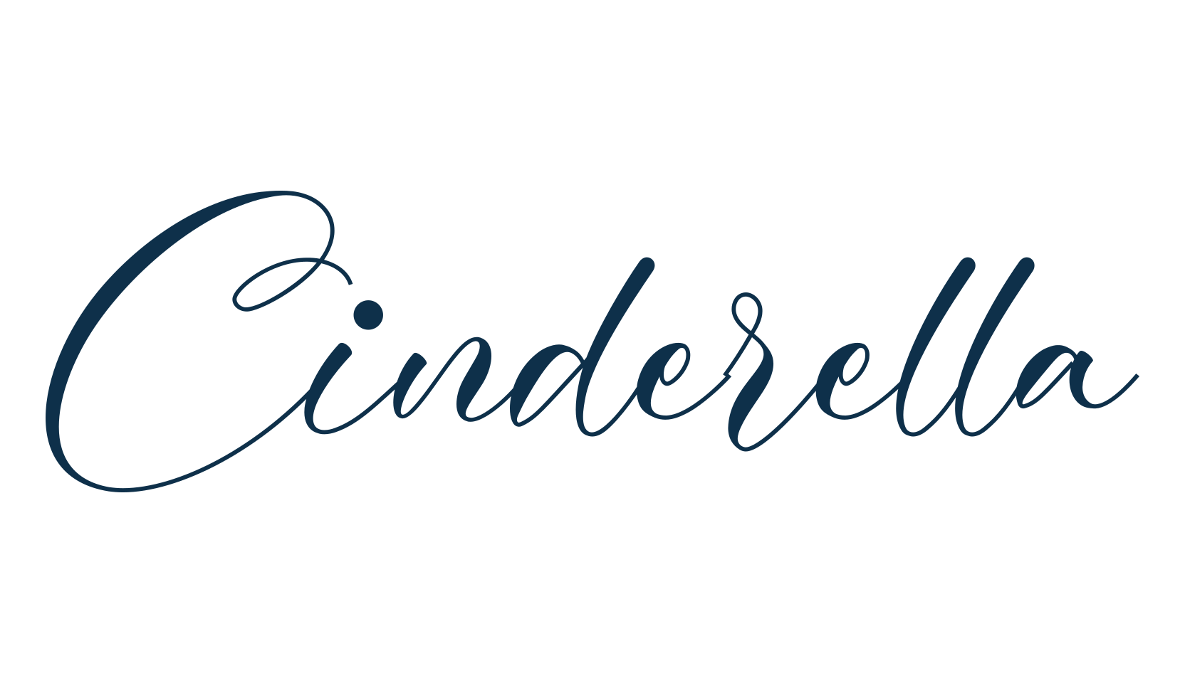 Cinderella (cinderella-3), script calligraphy fancy decorative font preview