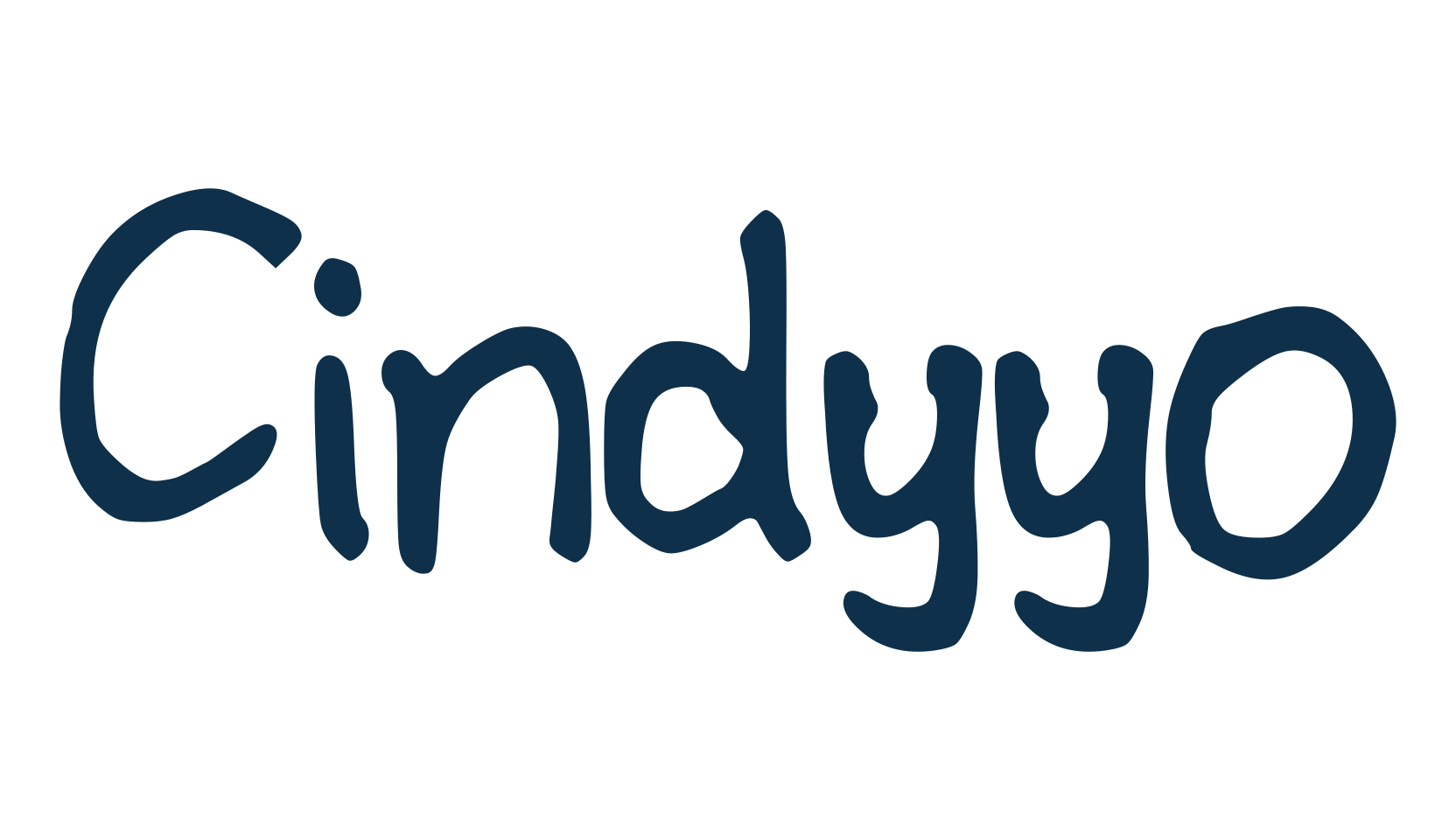 Cindyyo, handwriting font preview