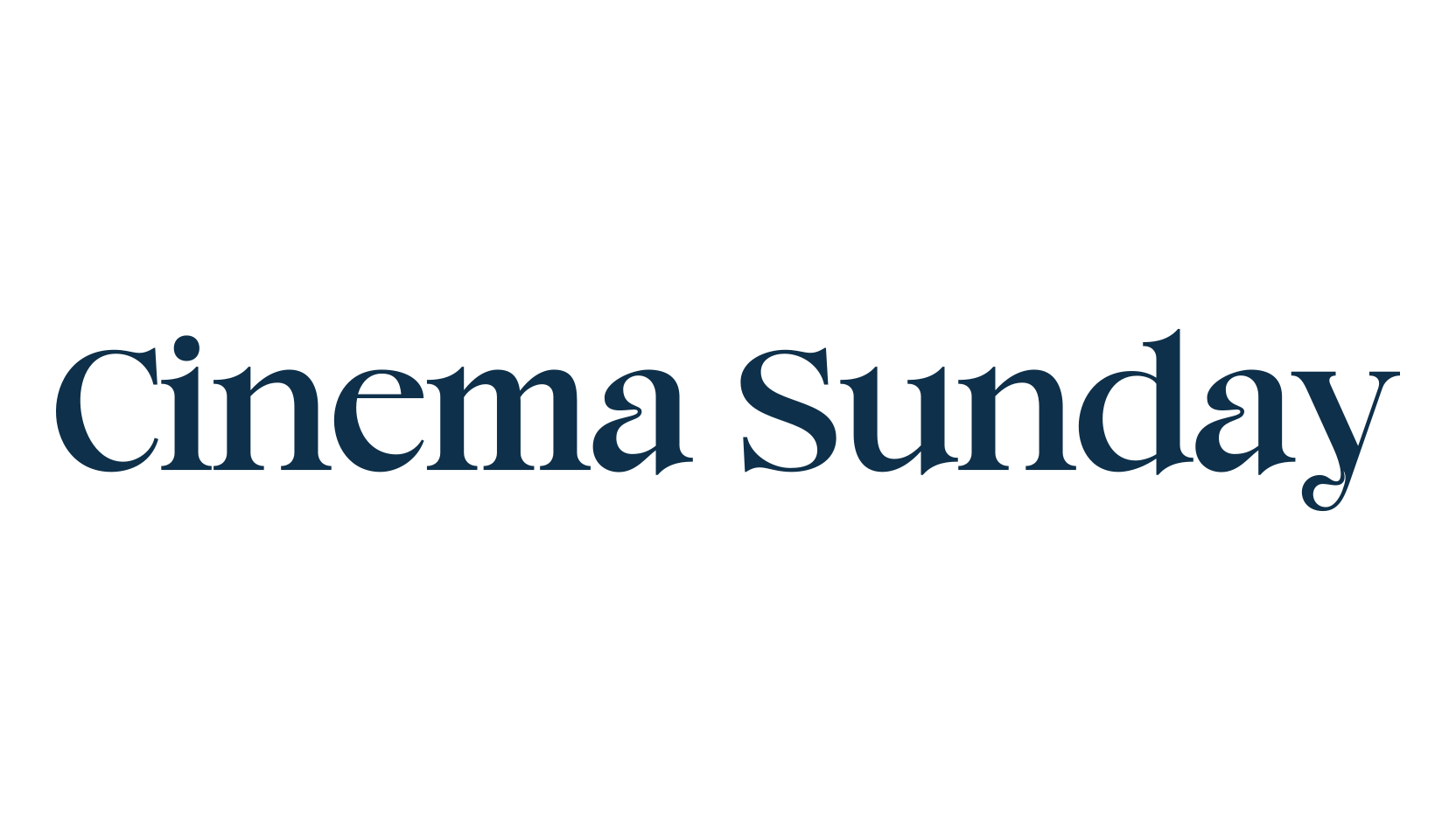 Cinema Sunday, basic serif font preview
