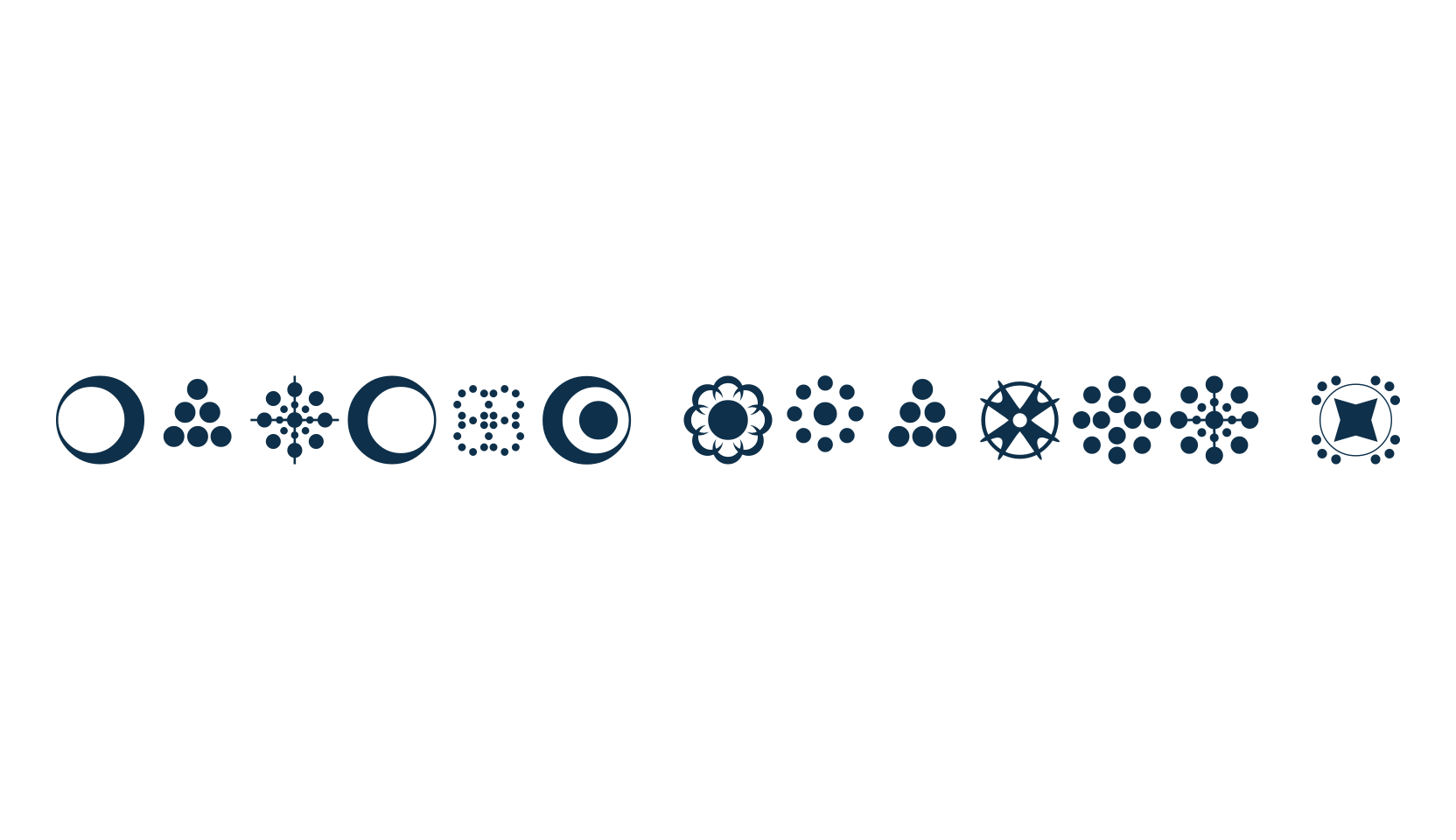 Circle Things 2, fancy decorative font preview