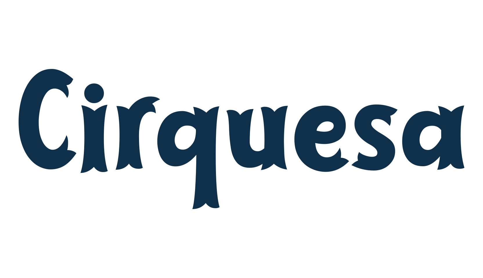 Cirquesa, various font preview