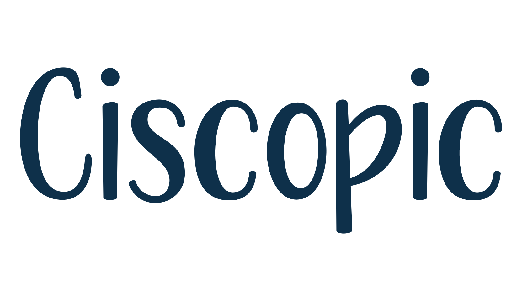 Ciscopic, fancy cartoon decorative comic font preview