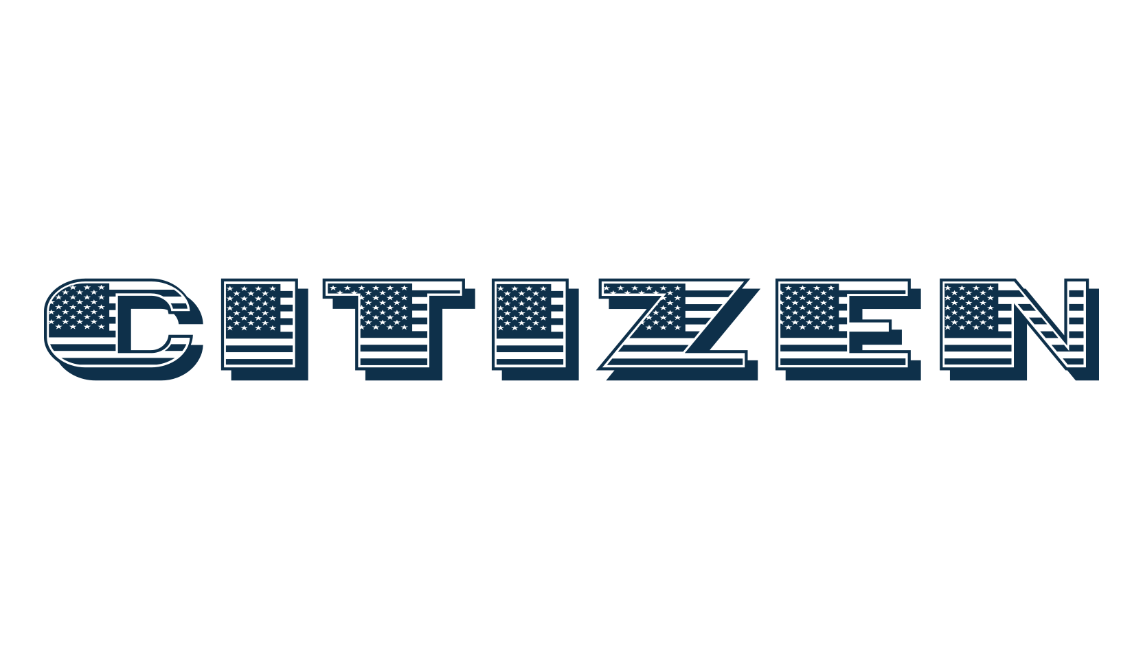 Citizen, fancy decorative font preview