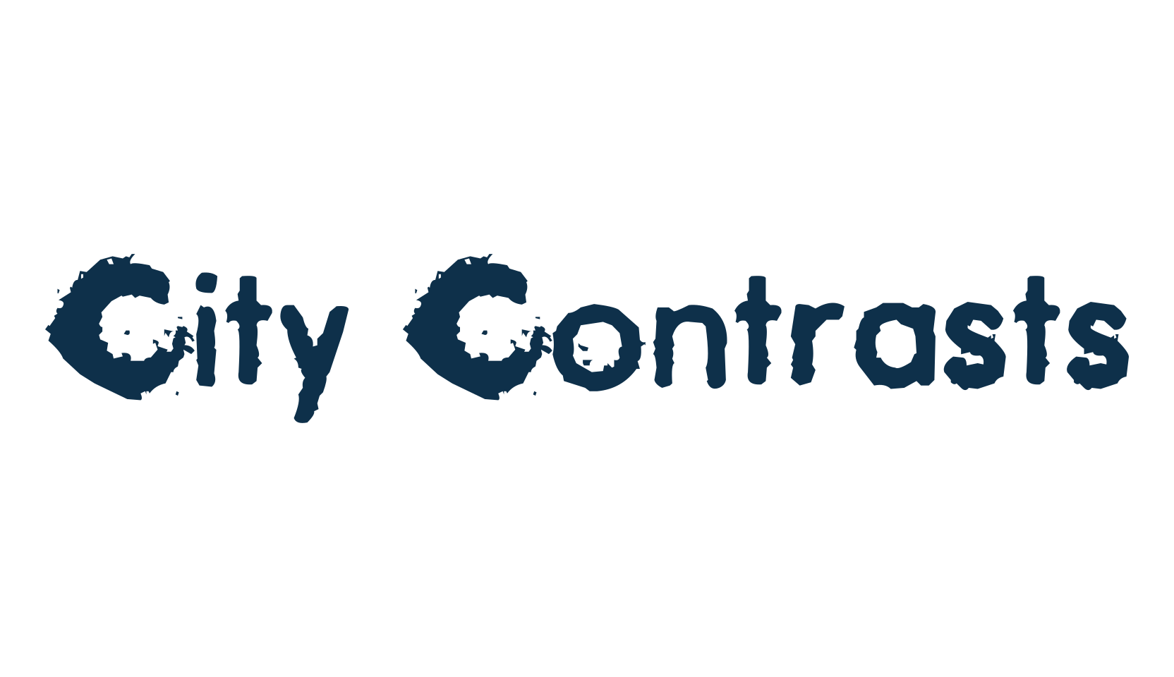 City Contrasts, destroy font preview