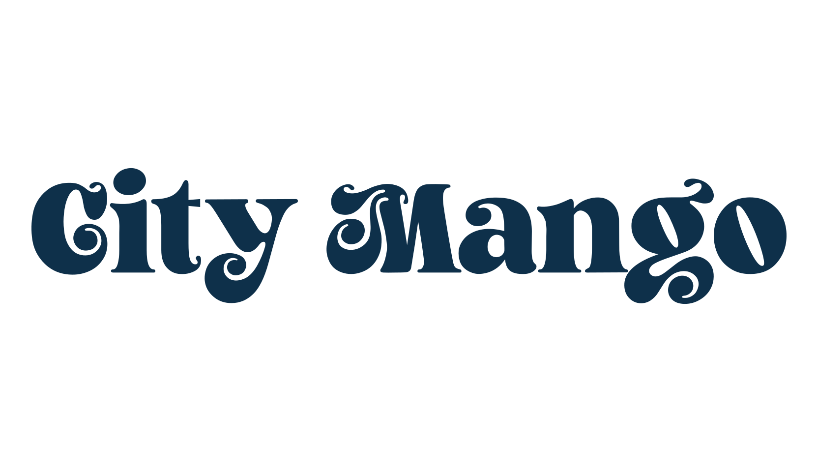 City Mango, retro font preview
