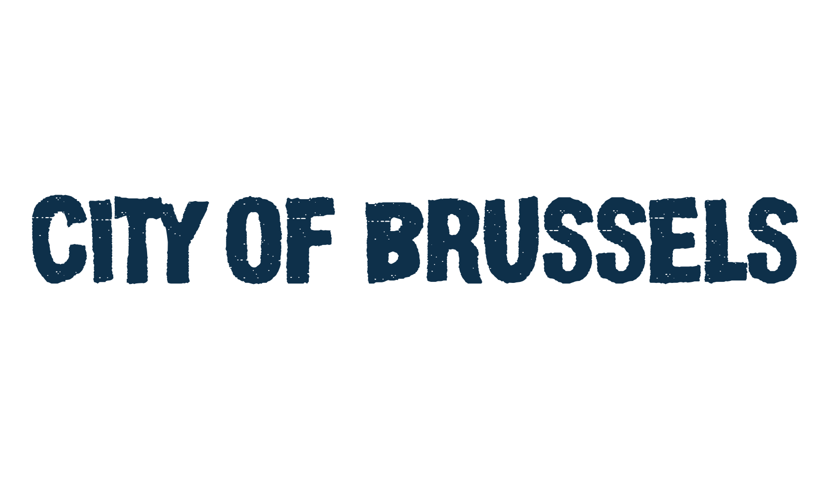 City of Brussels, fancy destroy decorative font preview