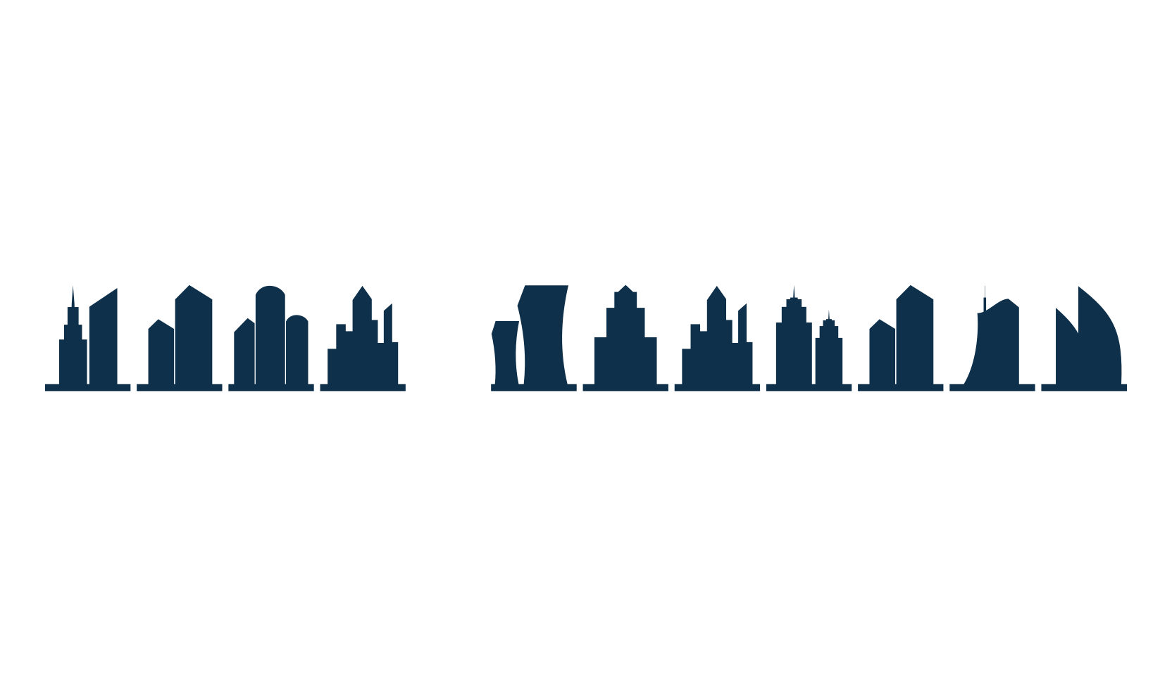 City Skyline, display market font preview