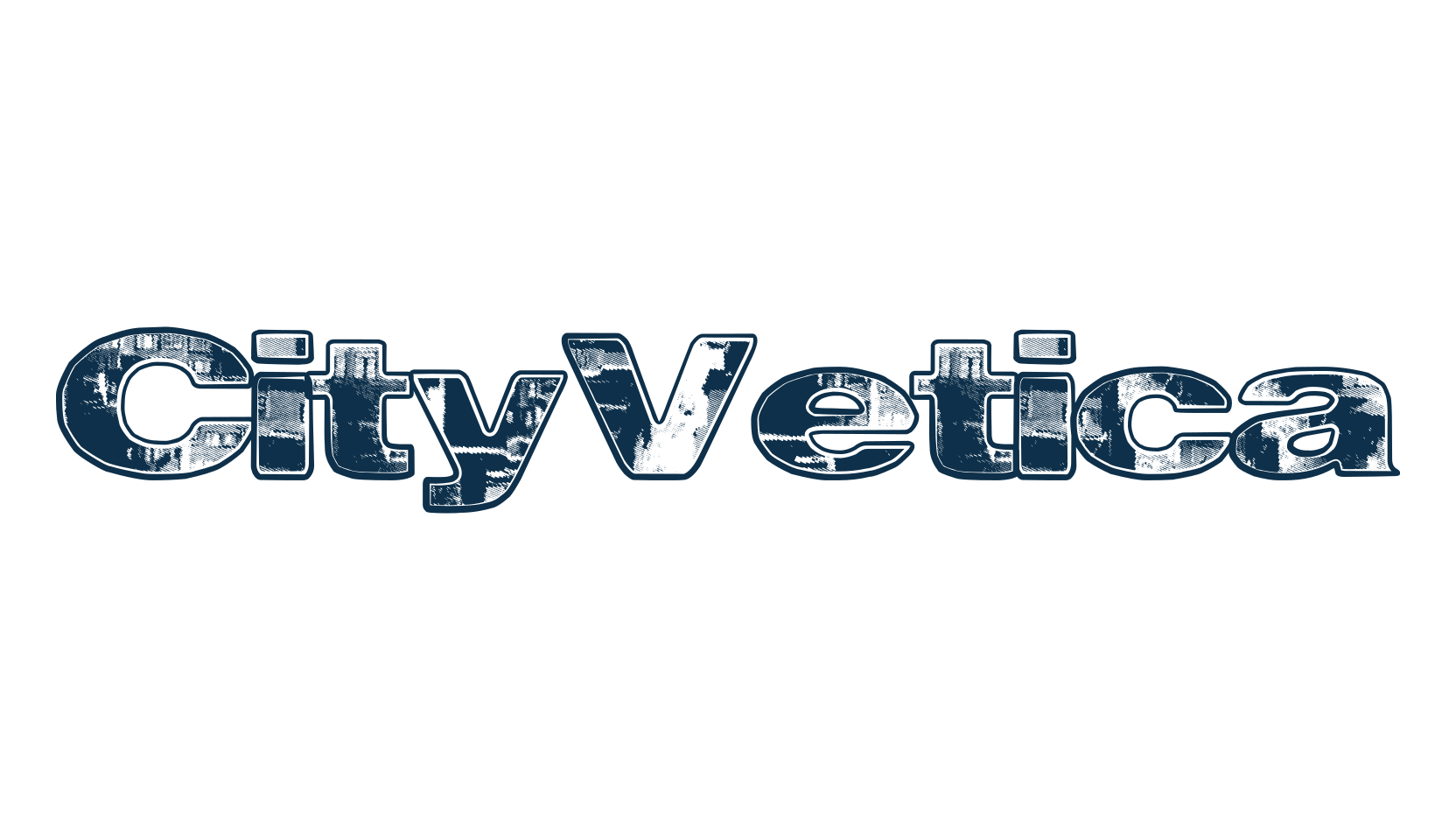 CityVetica, decorative font preview