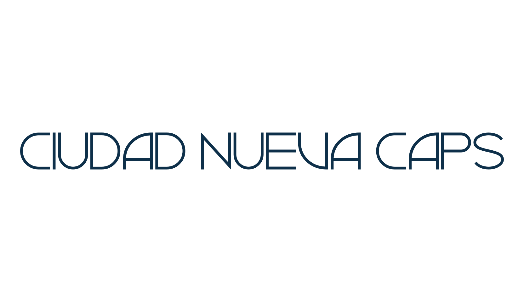 Ciudad Nueva Caps, retro font preview