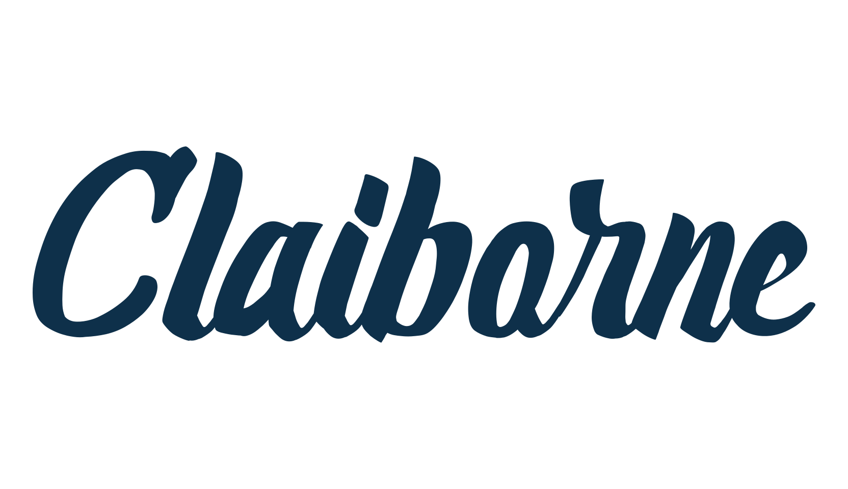 Claiborne, various font preview