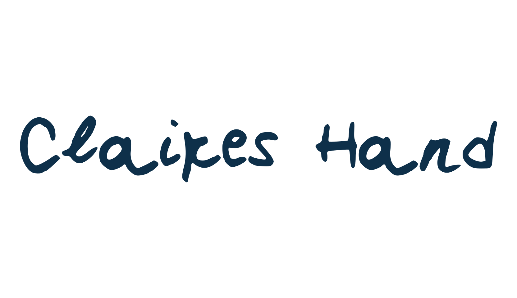 Claires Hand, script handwritten fancy decorative calligraphy font preview