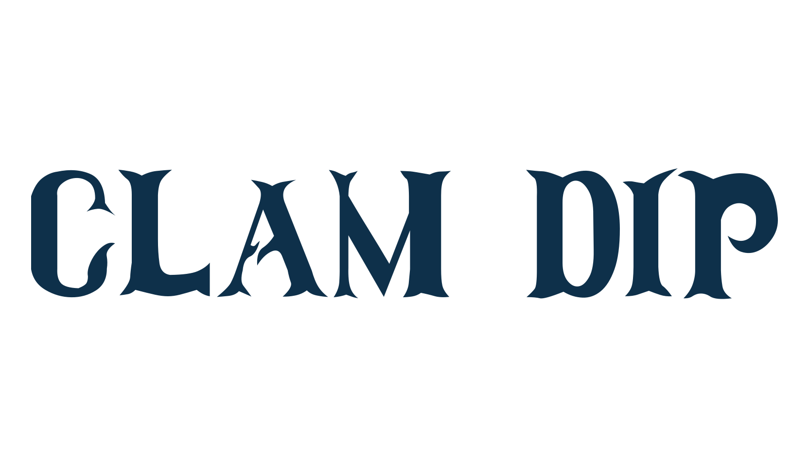 Clam Dip, western font preview