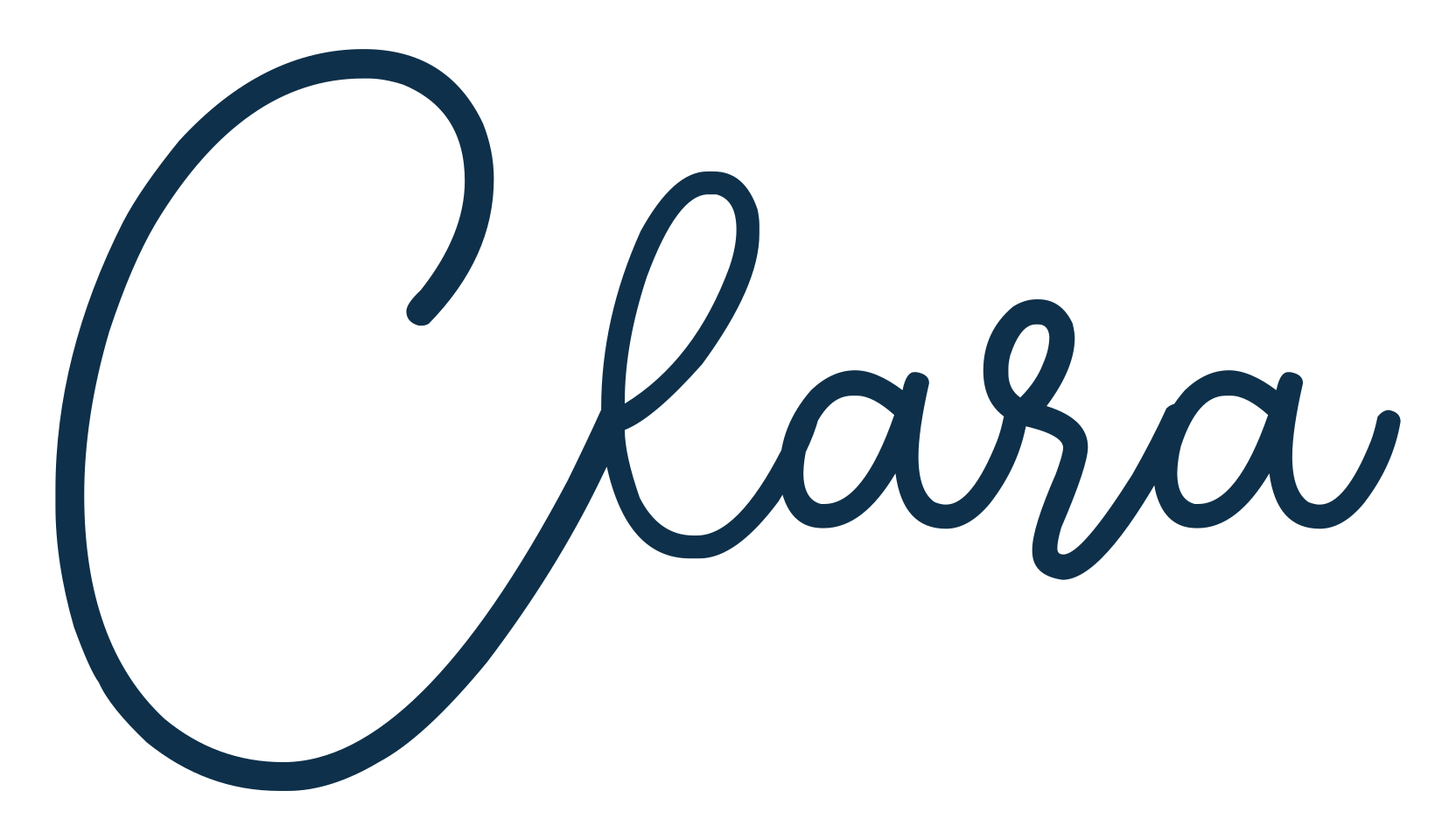 Clara (clara-3), script handwritten fancy decorative calligraphy font preview