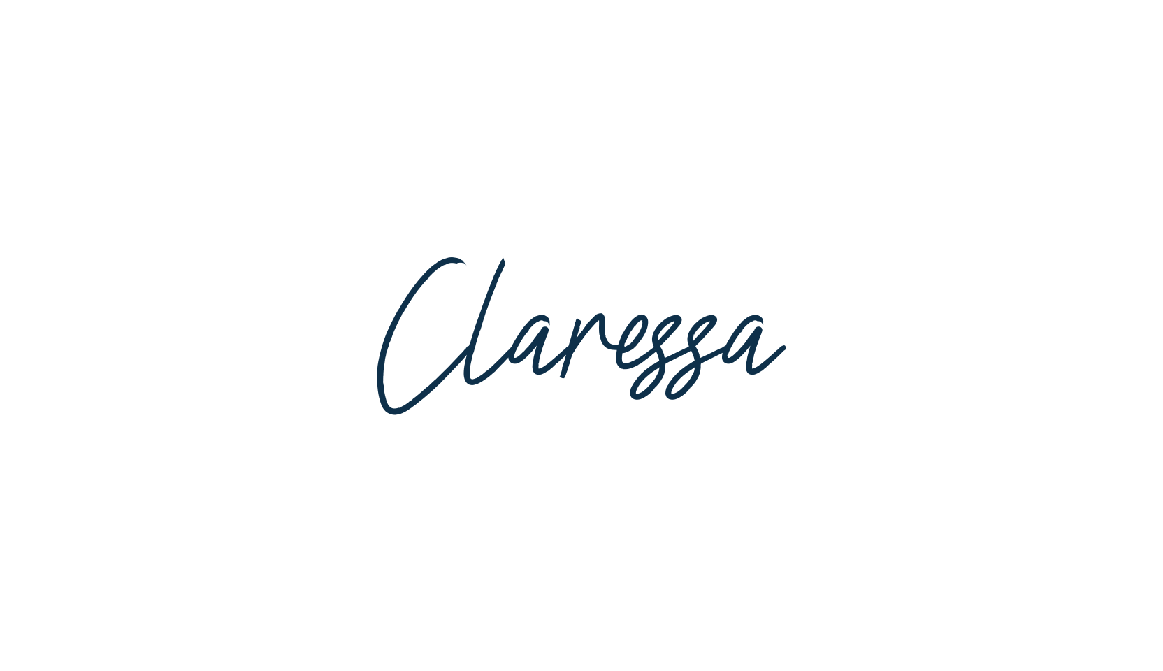 Claressa, script handwritten fancy decorative calligraphy font preview