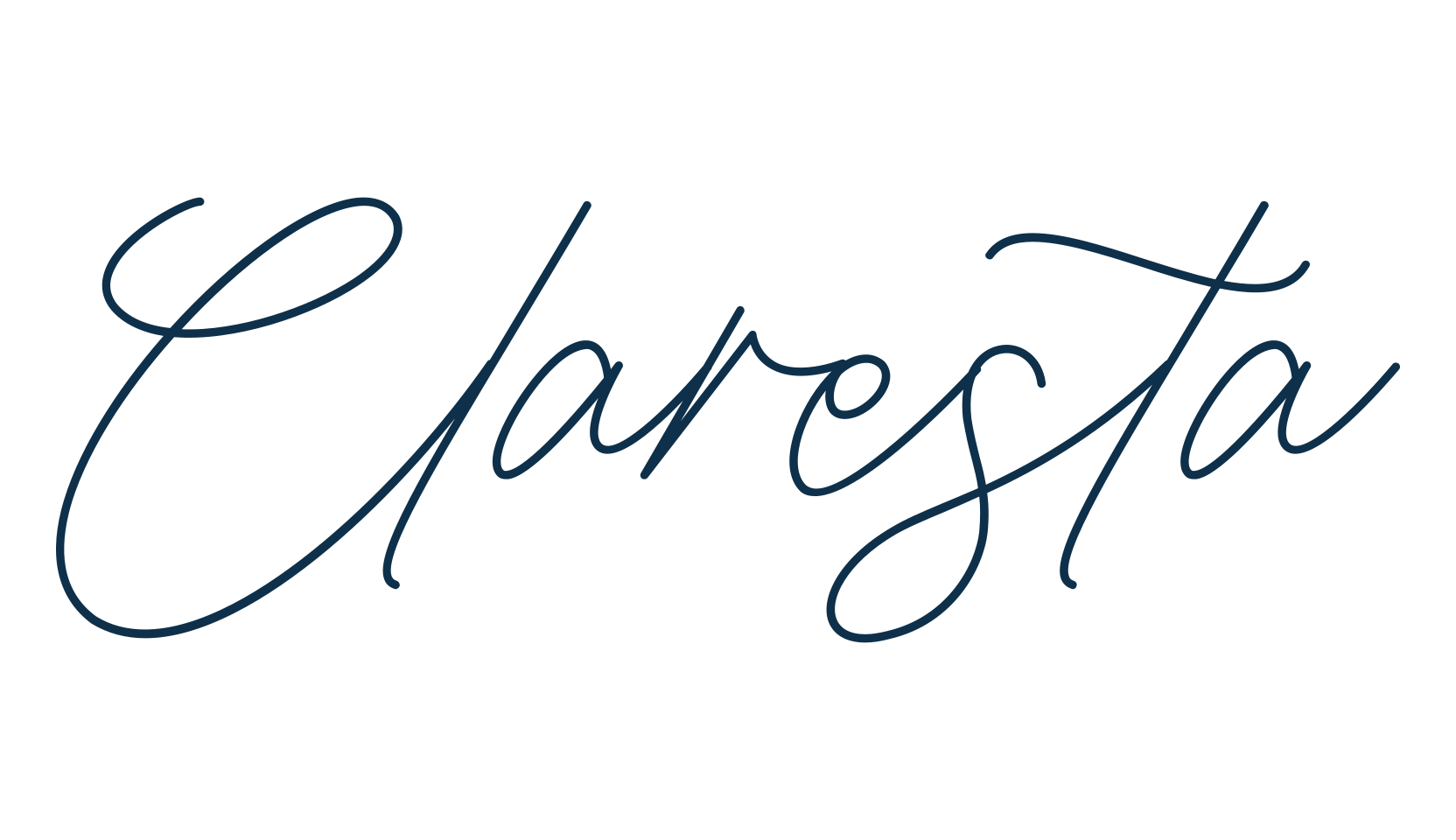 Claresta, script handwritten fancy decorative calligraphy font preview