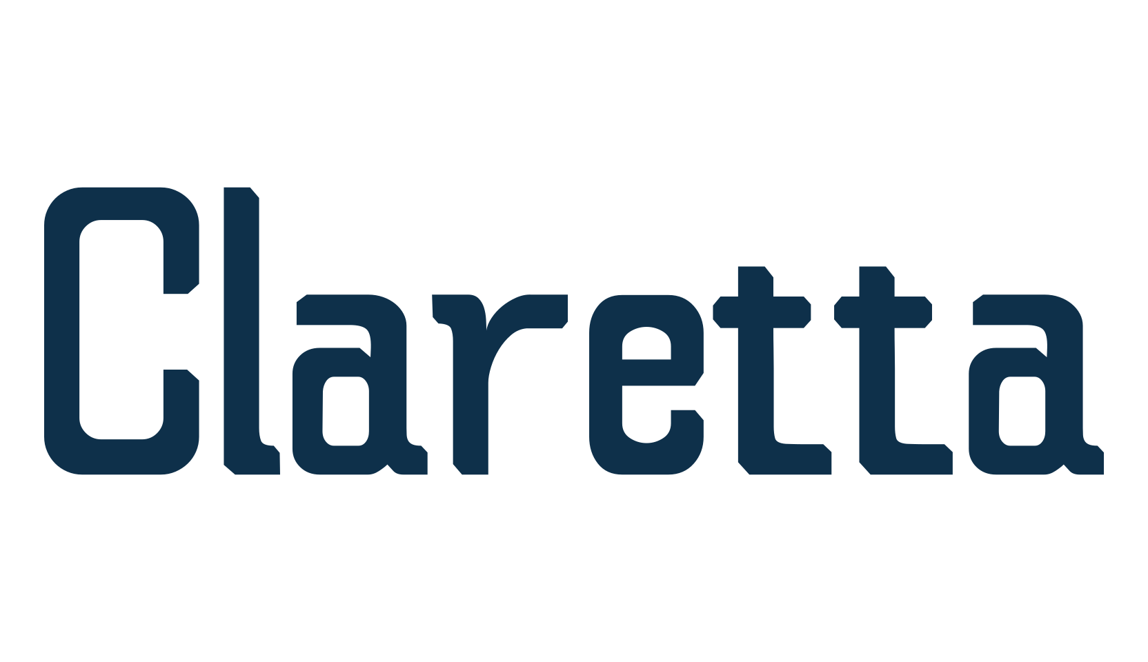 Claretta, various font preview