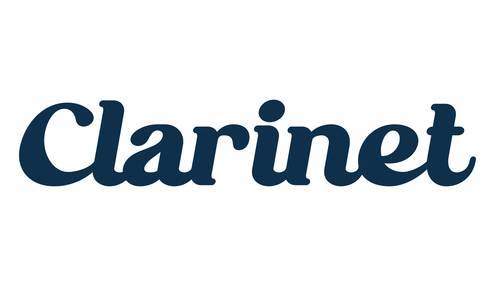 Clarinet, retro font preview