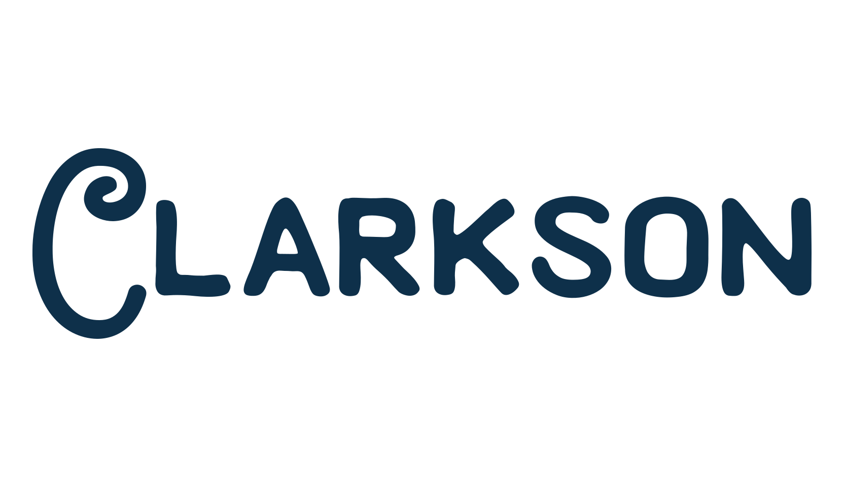Clarkson, retro font preview