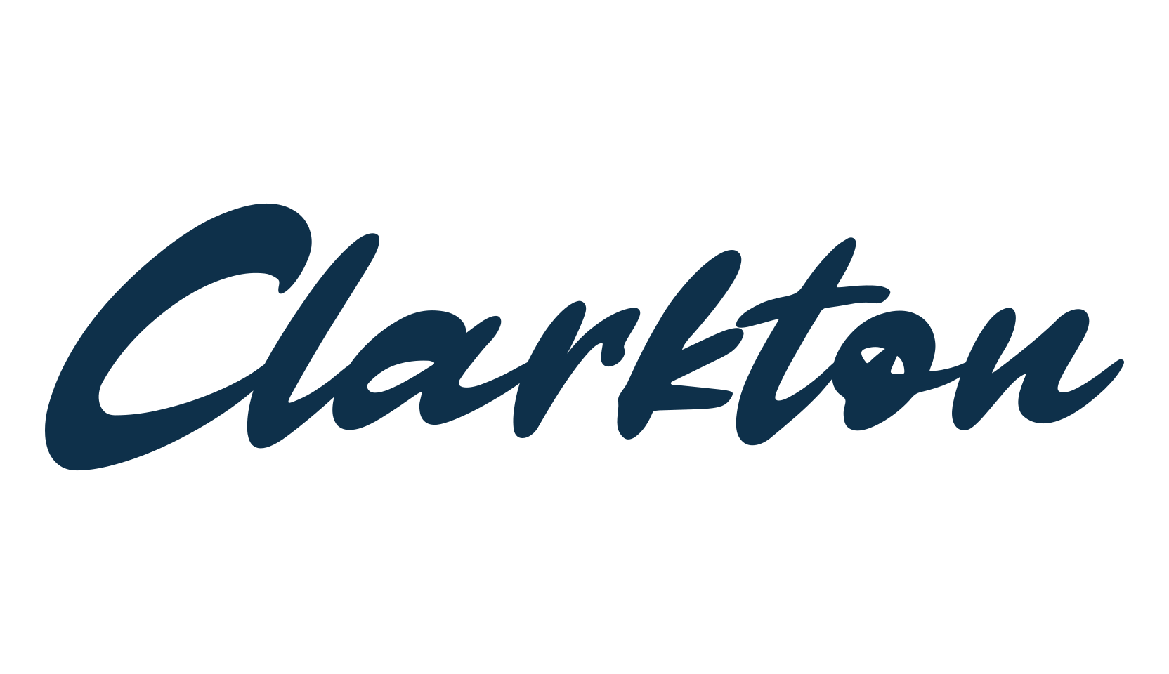 Clarkton, handwriting font preview