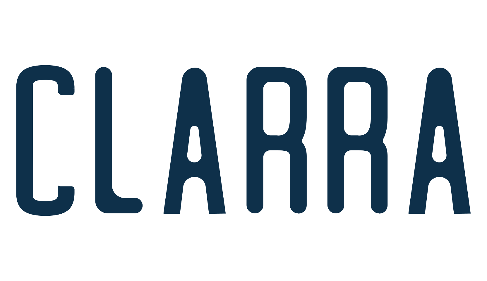 Clarra, basic sans serif font preview
