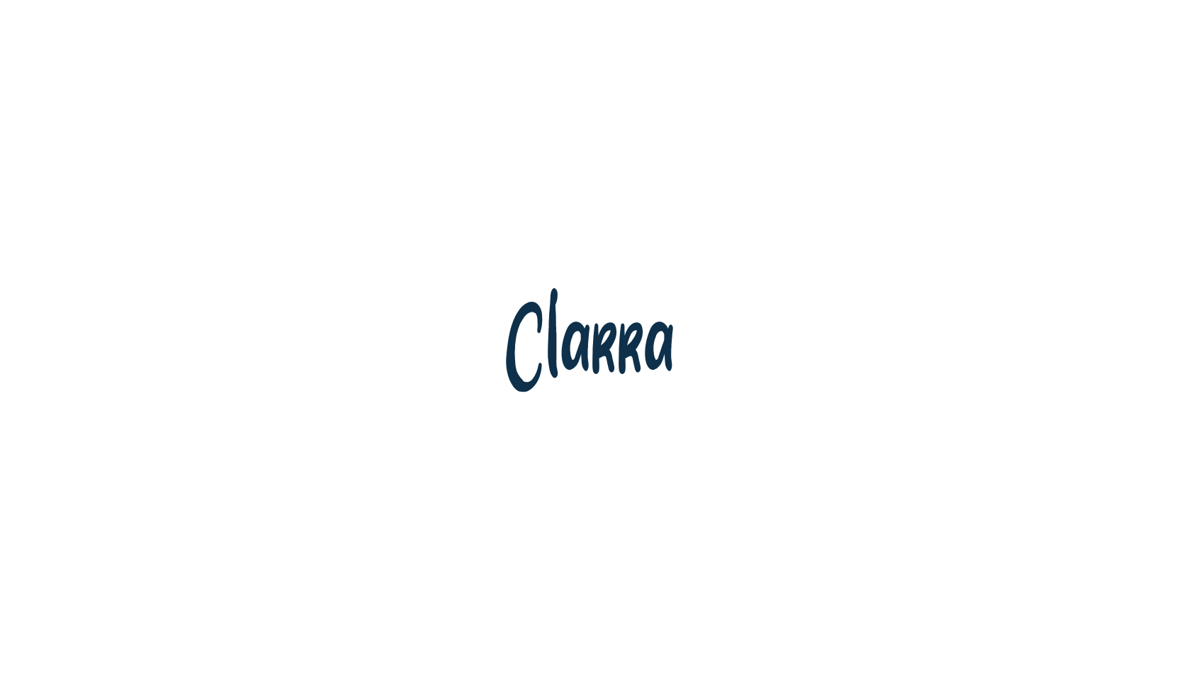 Clarra (clarra), handwriting font preview
