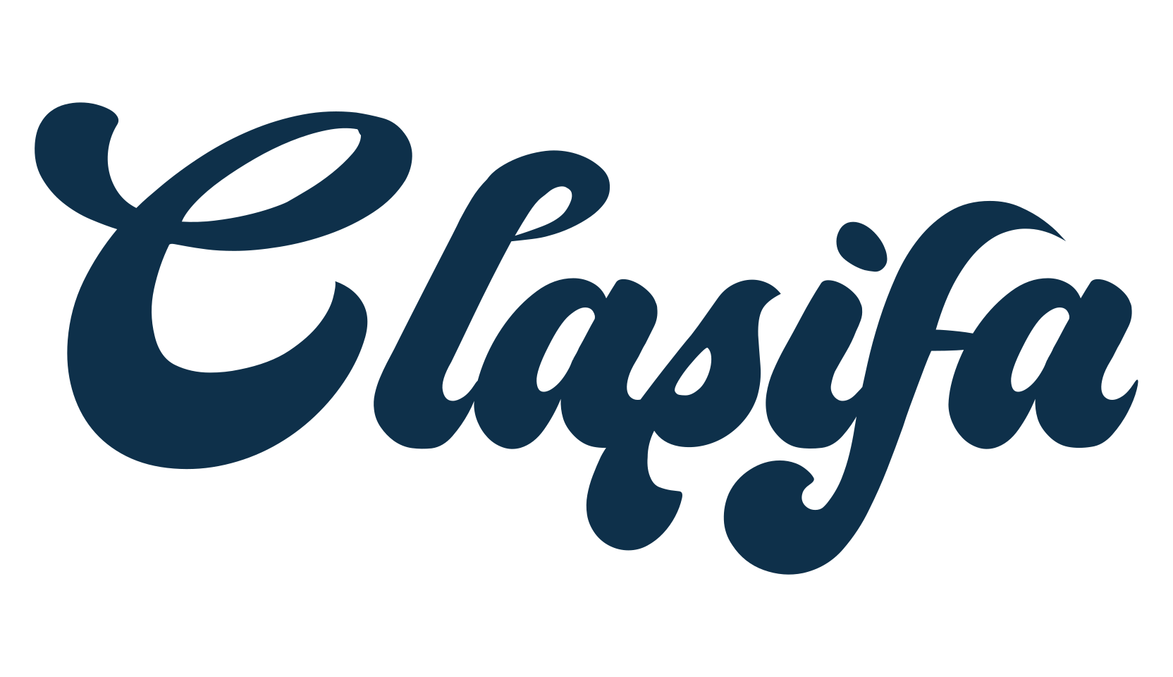 Clasifa, old school font preview