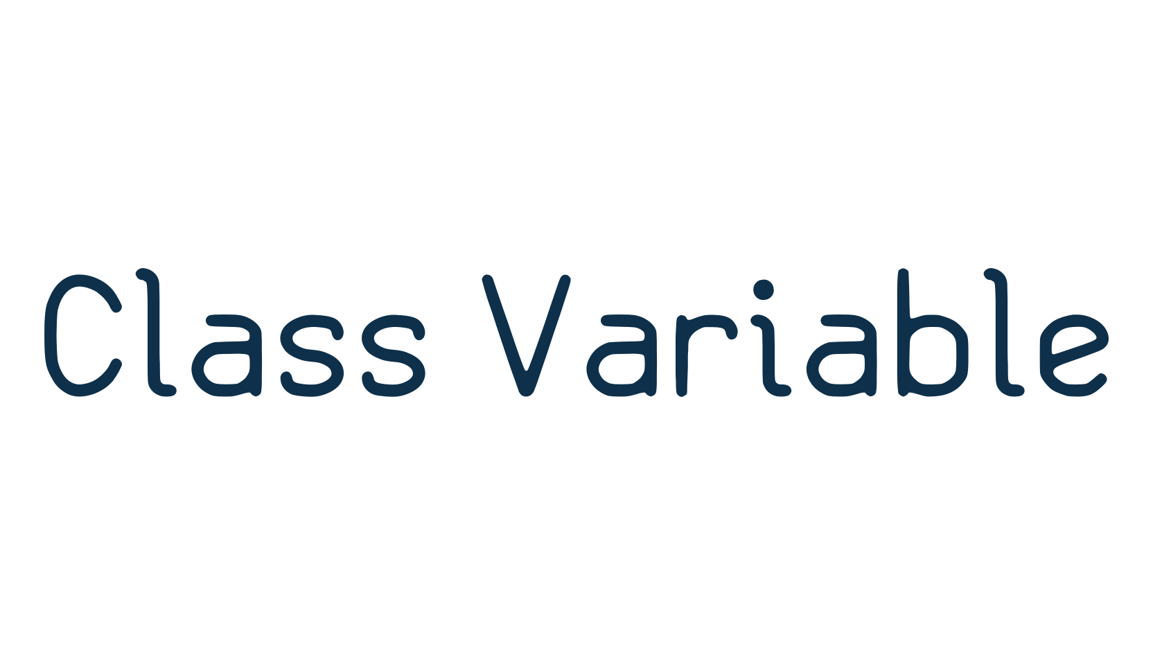 Class Variable, sans serif font preview