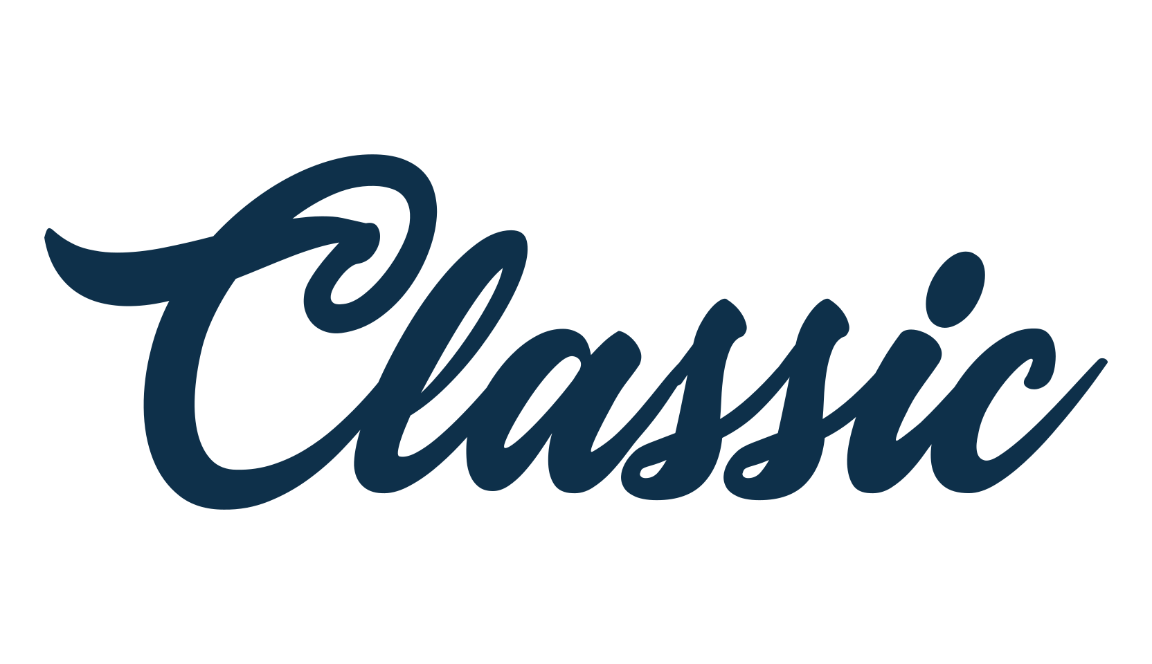 Classic (classic-5), old school font preview