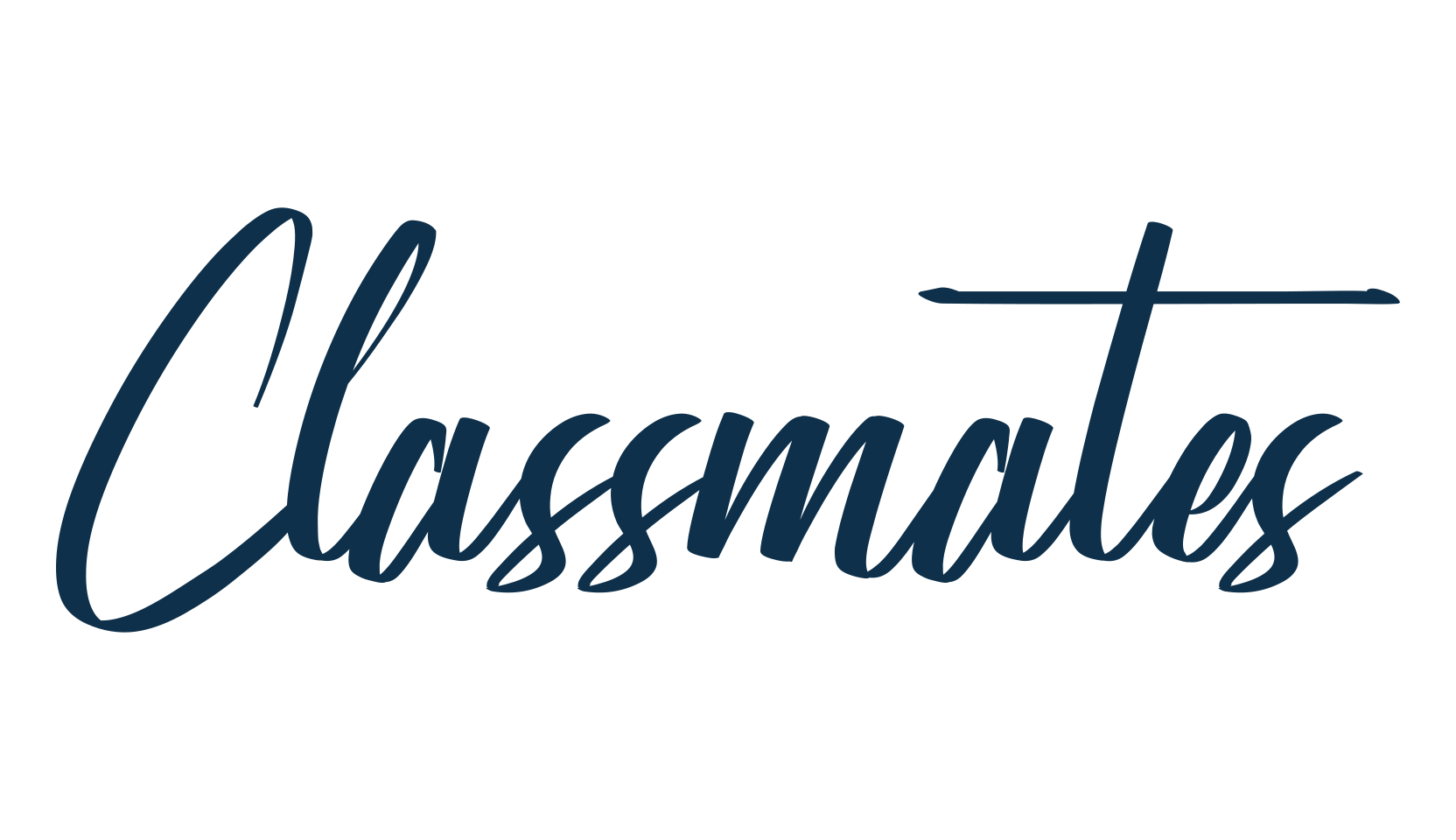 Classmates, script calligraphy fancy decorative font preview