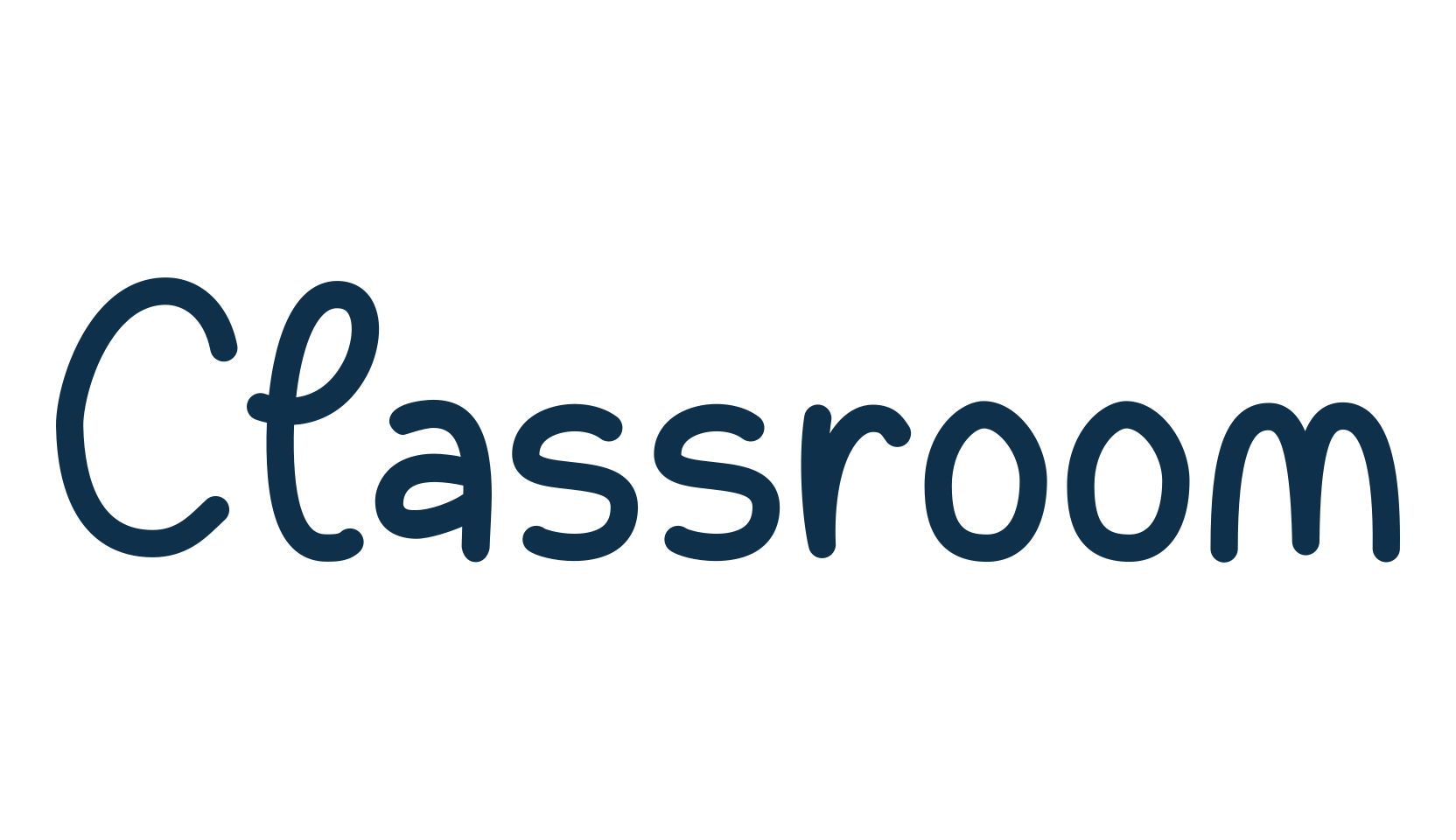 Classroom (classroom-2), handwriting font preview