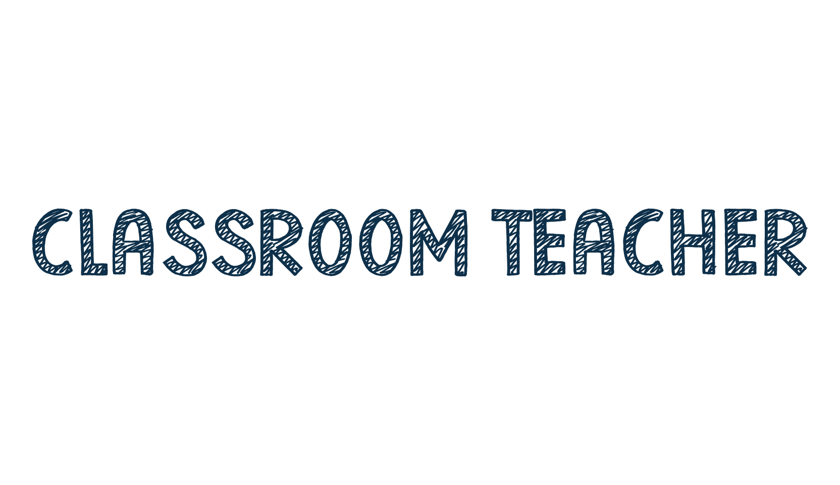 Classroom Teacher, decorative font preview