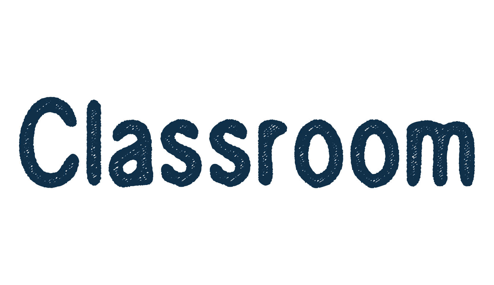 Classroom, eroded font preview