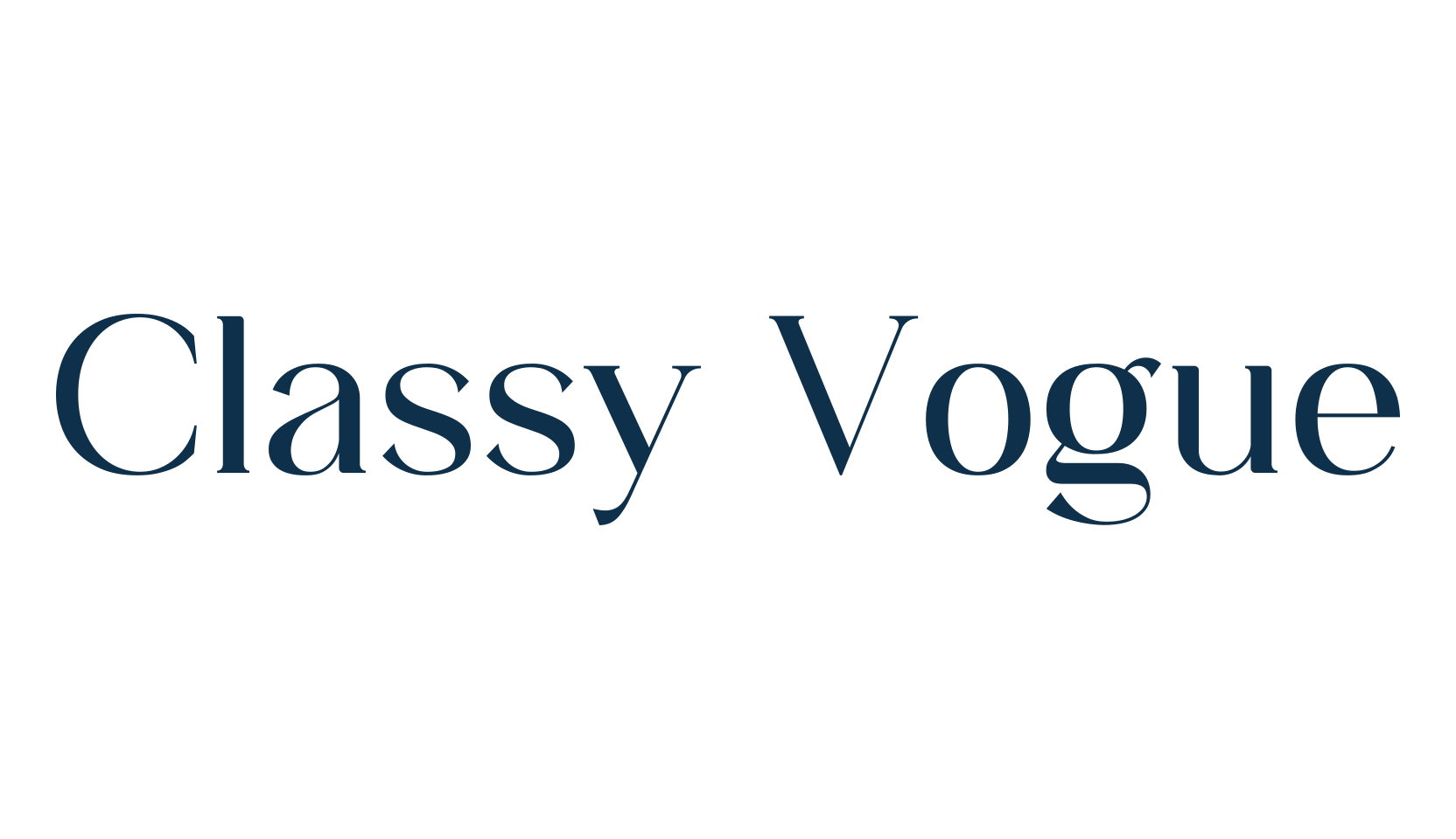 Classy Vogue, basic serif font preview