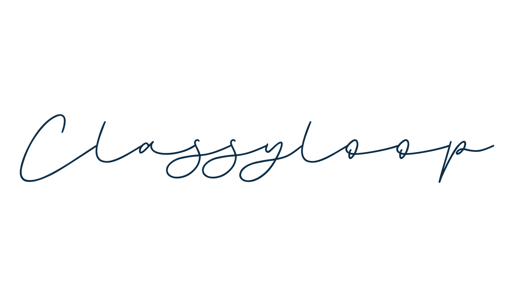 Classyloop, script handwritten fancy decorative calligraphy font preview