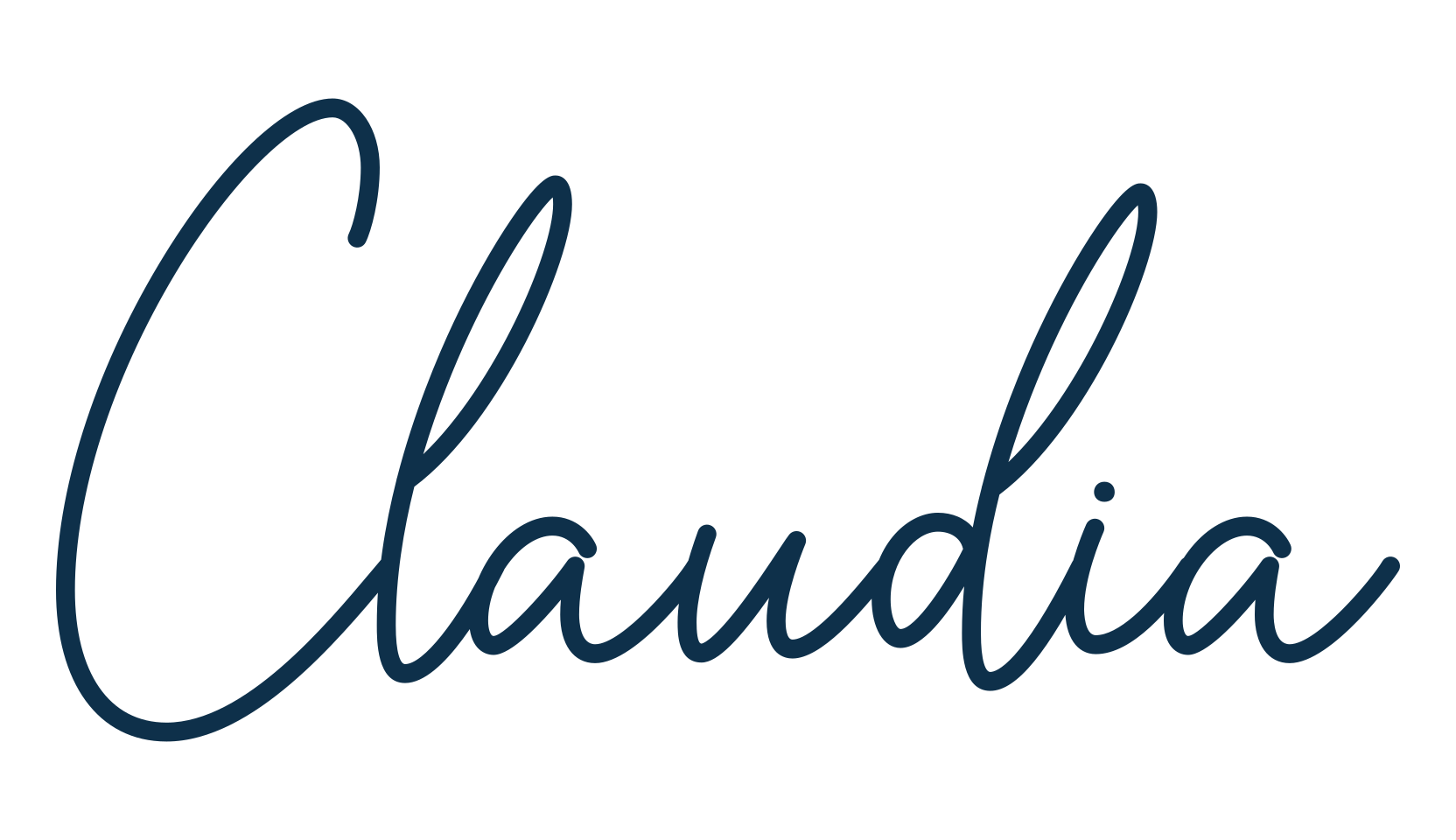 Claudia (claudia-10), script handwritten fancy decorative calligraphy font preview