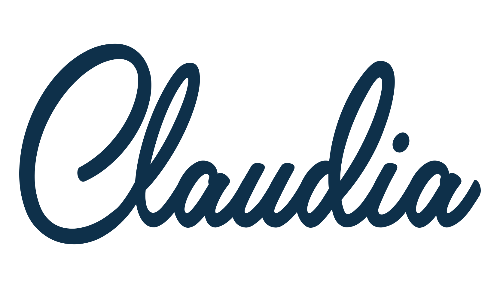 Claudia (claudia-2), fancy decorative font preview