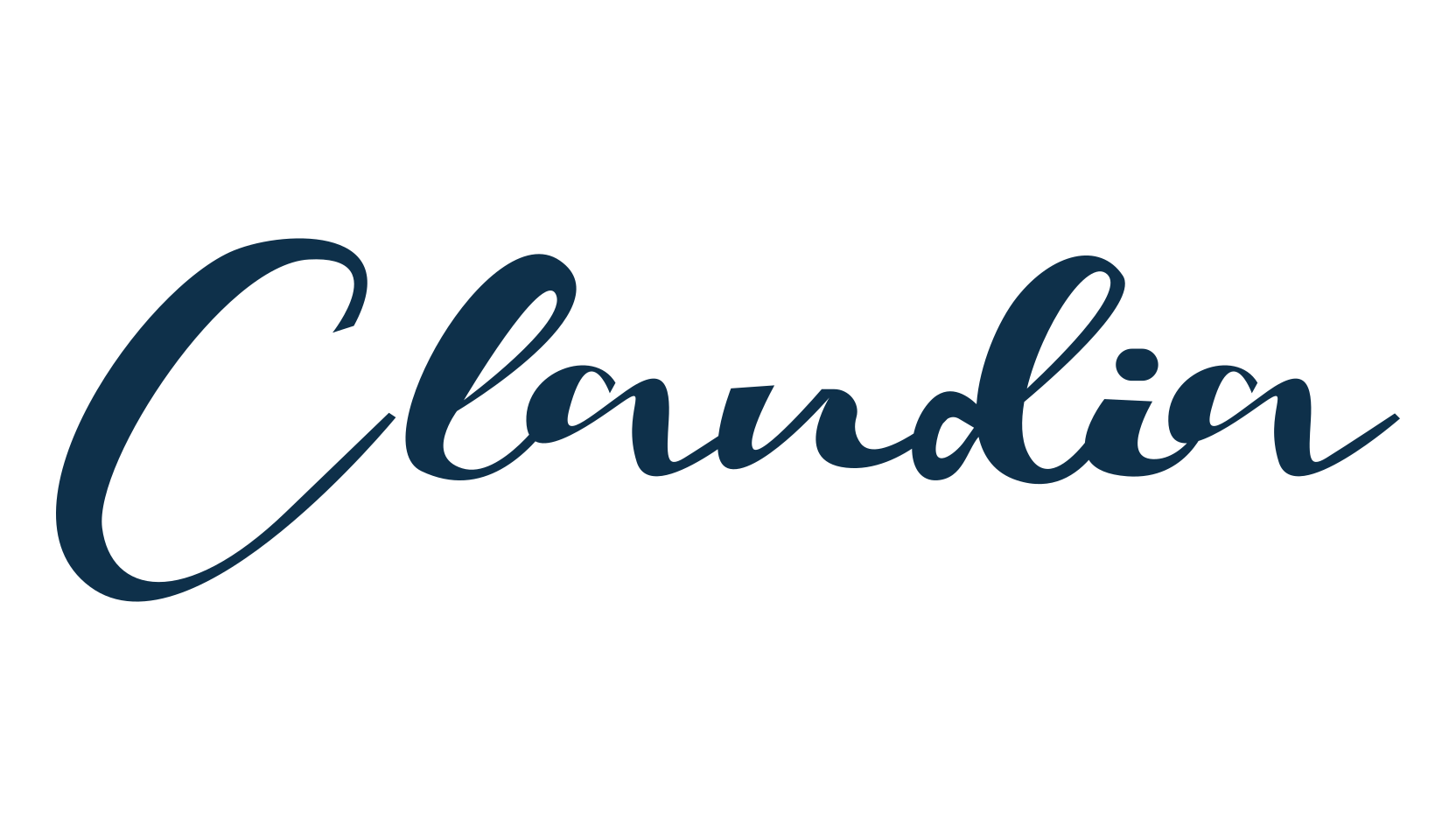 Claudia (claudia-6), calligraphy font preview