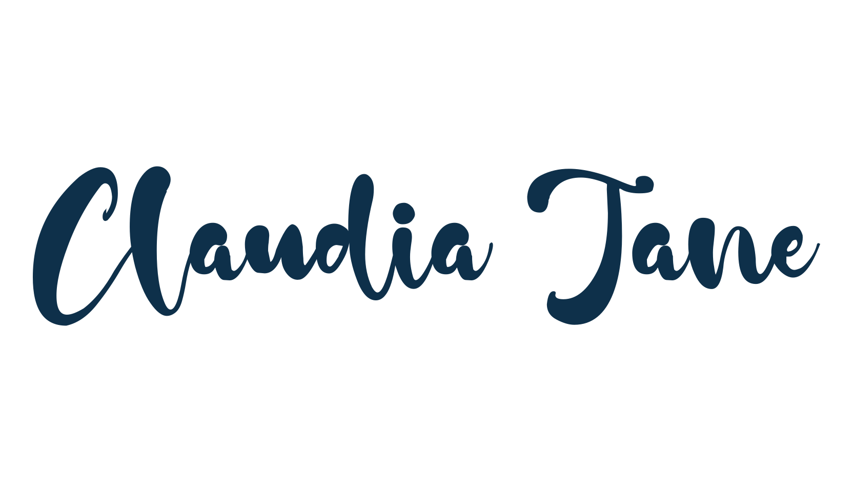 Claudia Jane, display market font preview