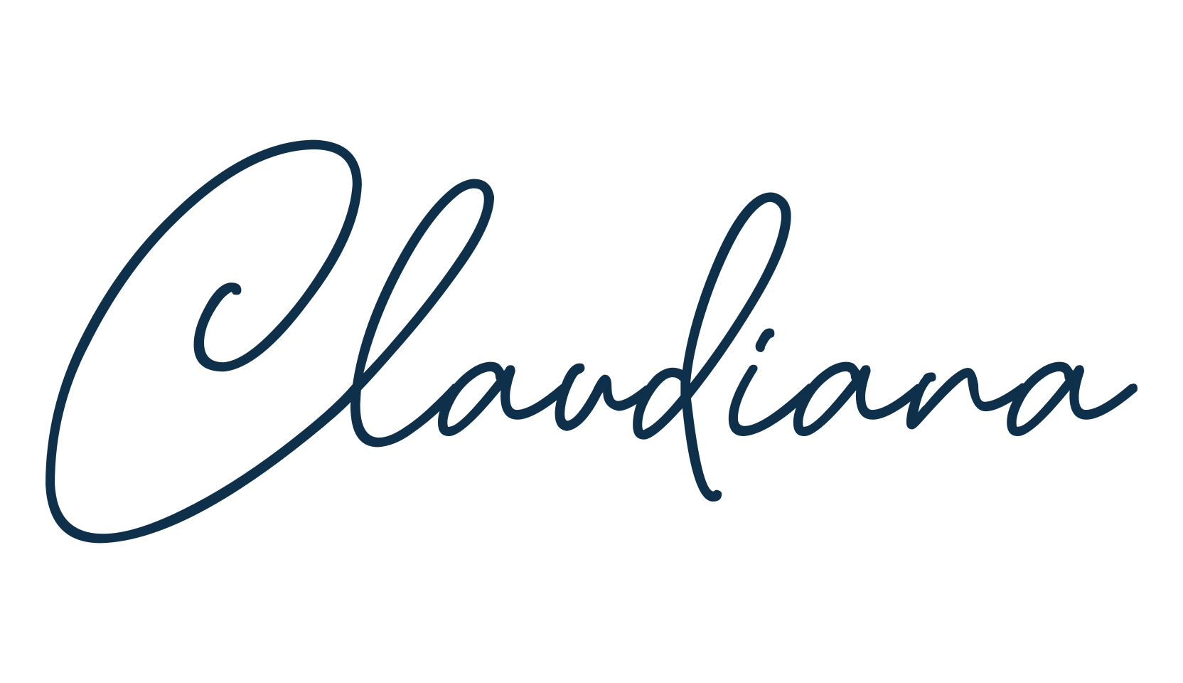 Claudiana, handwriting font preview