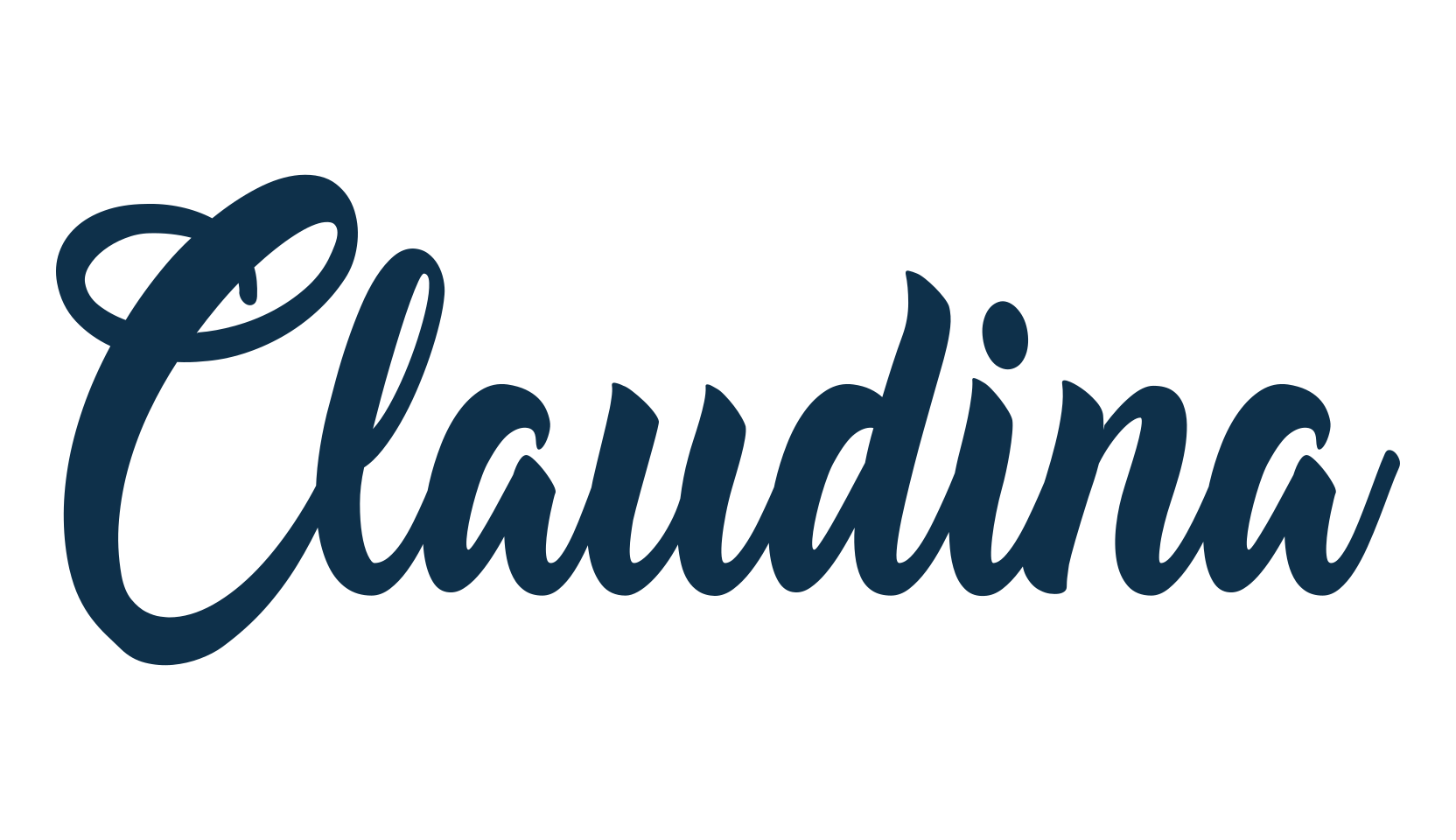Claudina, fancy various decorative script calligraphy font preview
