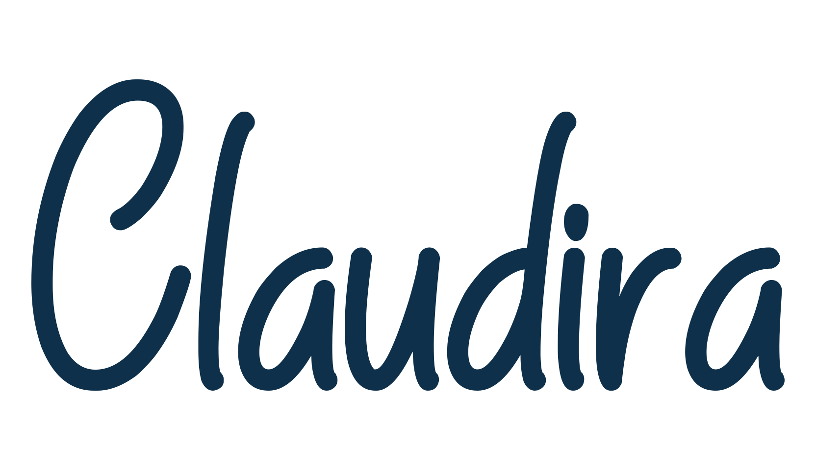 Claudira, fancy decorative font preview