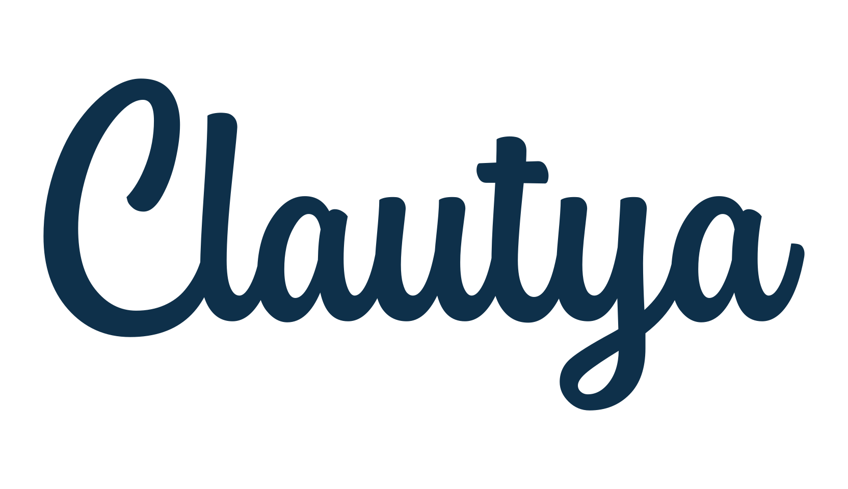 Clautya, various font preview