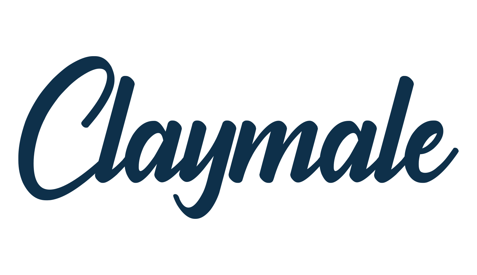 Claymale, fancy various decorative script calligraphy font preview