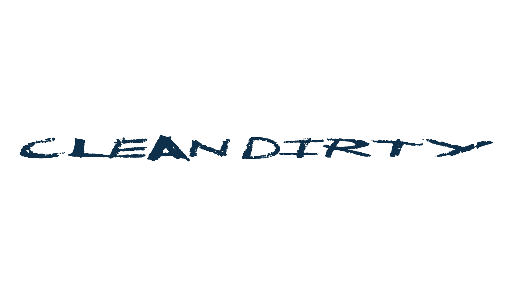 Clean Dirty, script trash fancy decorative calligraphy font preview