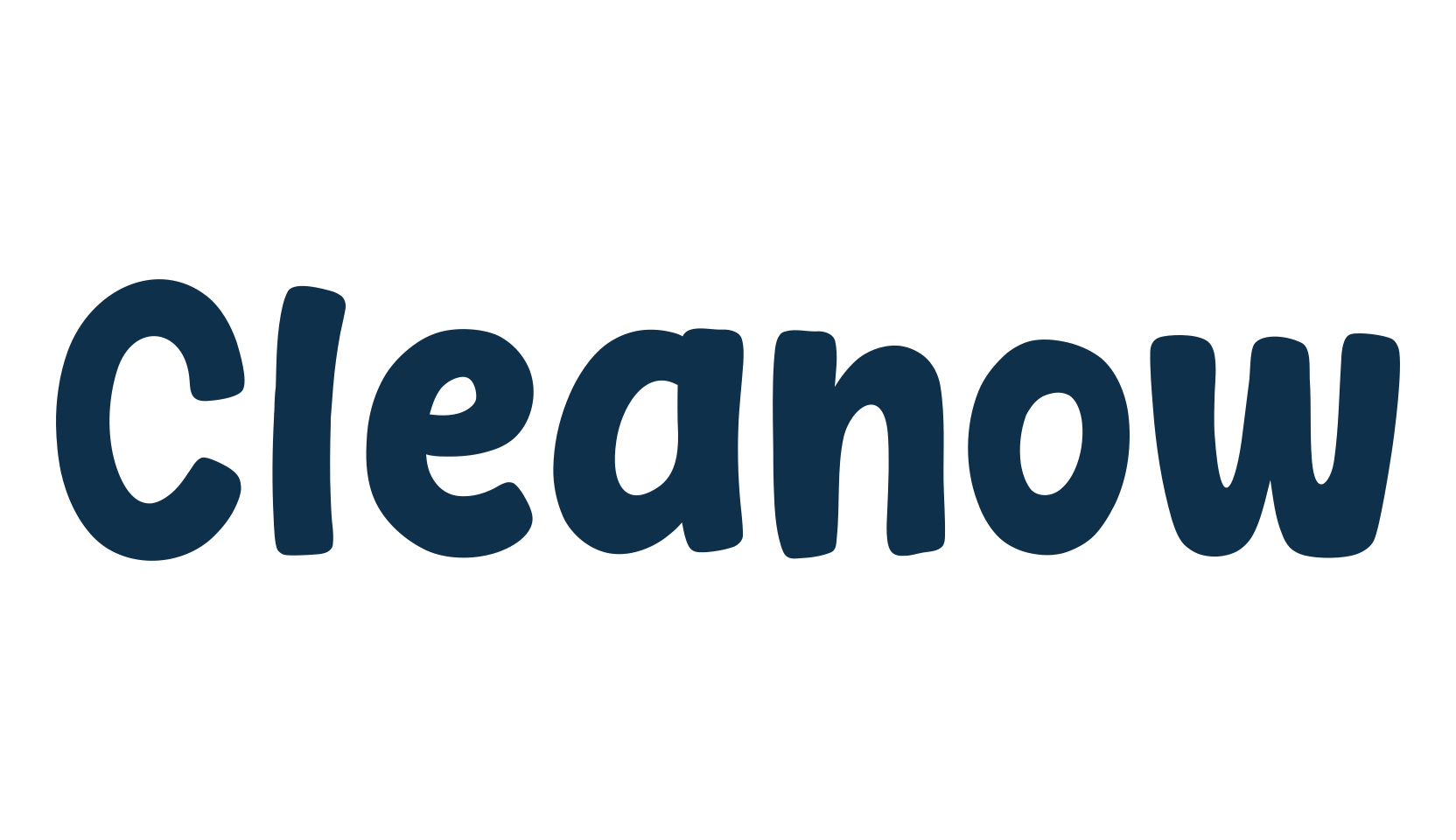 Cleanow, fancy cartoon decorative font preview