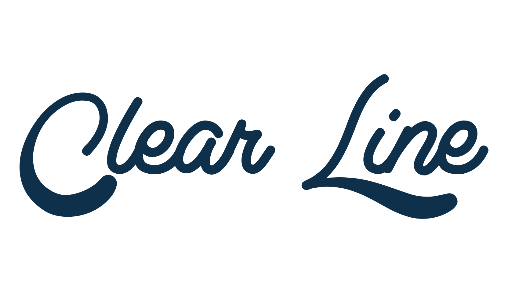 Clear Line, various font preview