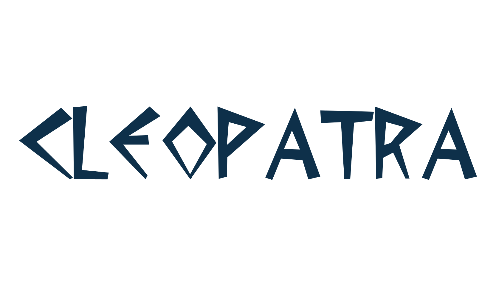 Cleopatra, roman, greek font preview